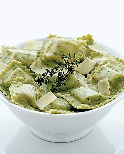 ravioli al topinambur